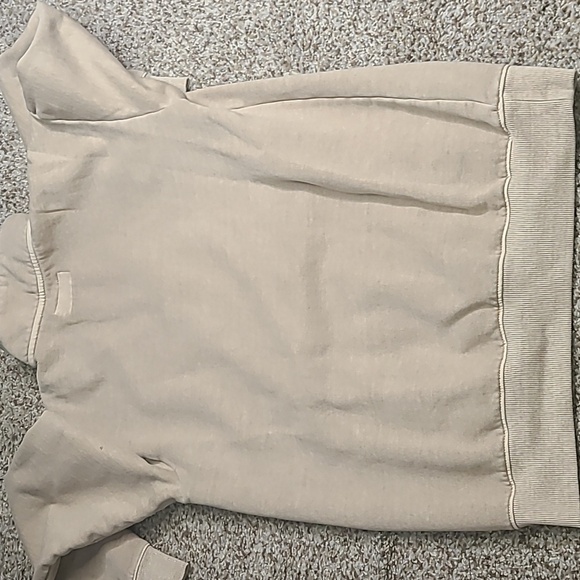 Original Use Cream Zip Up Sweater Casual Comfort - Picture 4 of 5